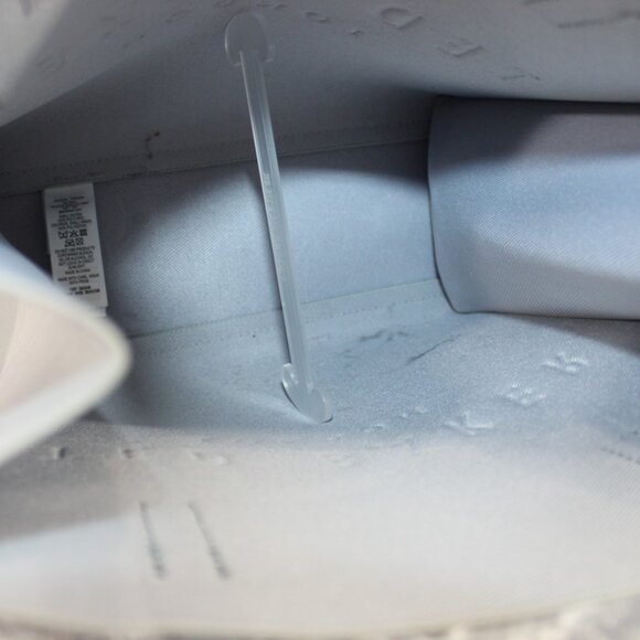 Ted Baker London Embossed Logo Large Tote Bag – Light Gray - Picture 5 of 6